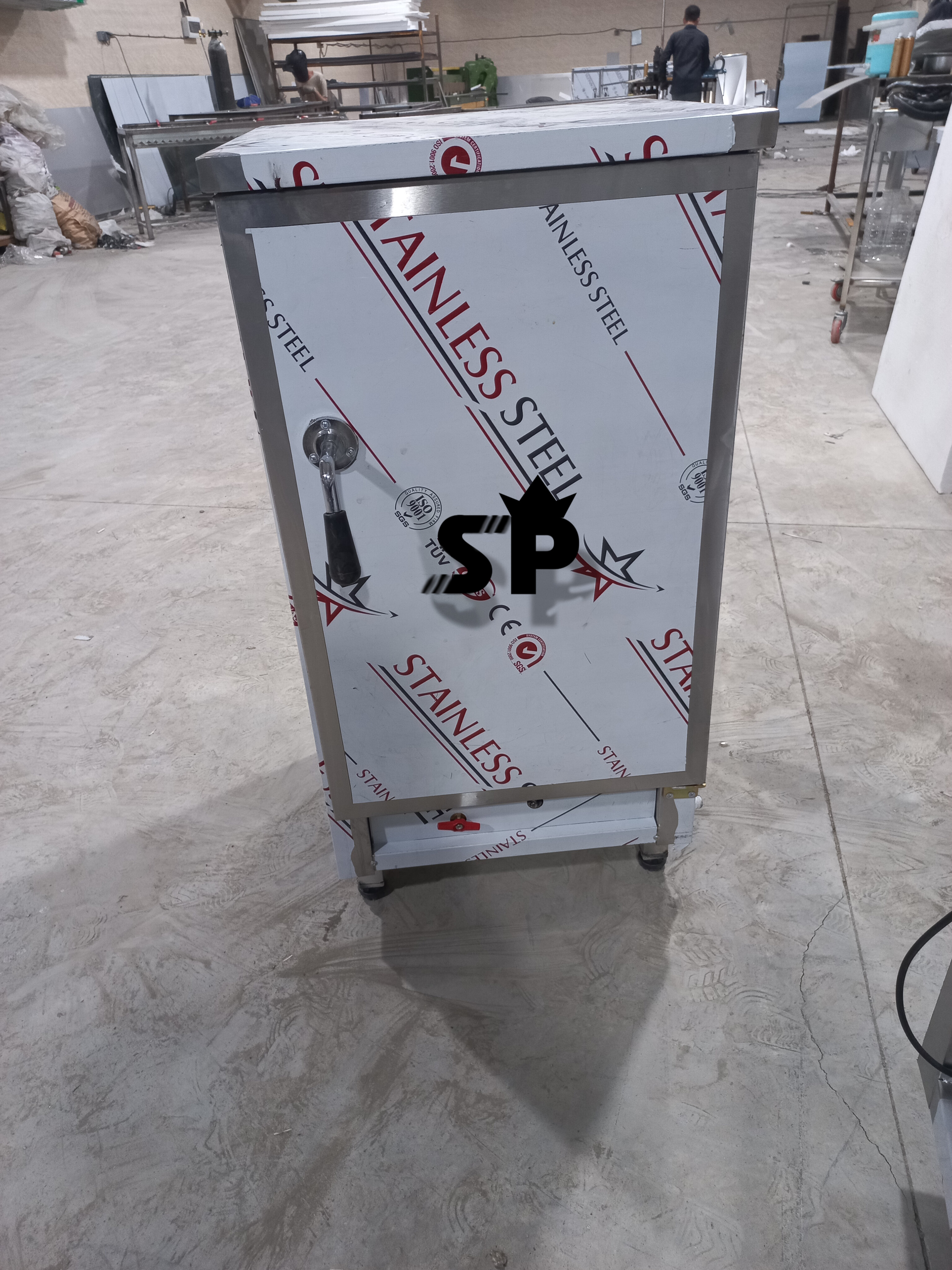 گرمخانه غذای تک درب استیل پیشرو